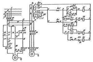 2N125L Electrical diagram of a drilling machine