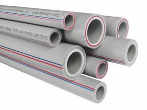 Reinforced polypropylene pipes in cut
