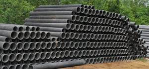 Asbestos cement pipes