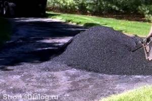 asphalt ready for laying