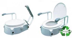 Dry toilets for disabled and elderly people