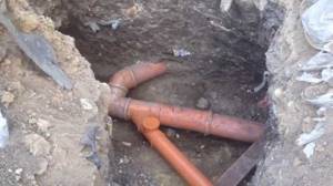 centralized sewerage pipes