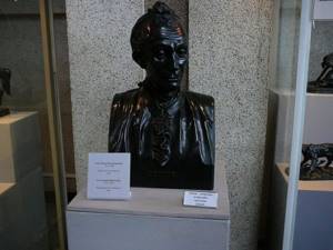 Cast iron bust of Alexander Suvorov
