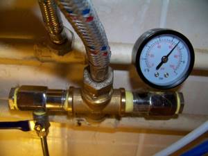 tap water pressure