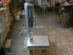 Making a drilling machine from a steering rack