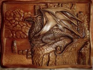wooden dragon