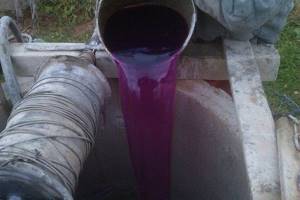 Disinfection of well water