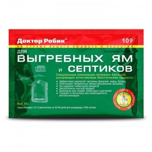 Doctor Robik 609 cleaner for septic tanks and country toilets