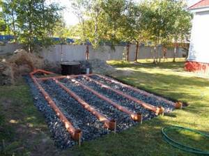 drainage field for septic tank