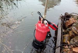 Drainage pump for dirty water