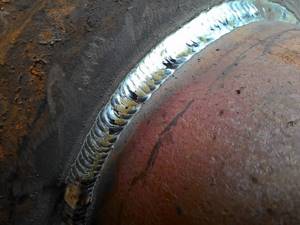 Arc welding for heating pipes
