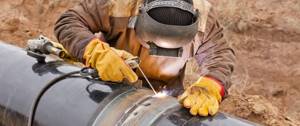 Arc welding of pipes at low temperatures