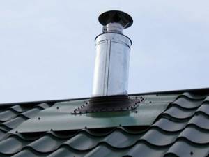 Do-it-yourself chimney in a bathhouse - selection and installation features