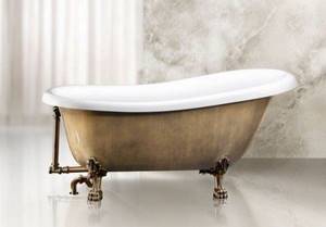 Эстетический эффект бронзовой обвязки для ванны