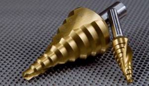 These drill bits are made from high quality high speed steel with titanium coating.