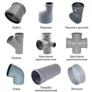 Fittings for internal sewerage