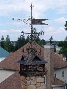 Weather vane on the roof: functional qualities and symbolism (22 photos)