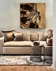 Photo No. 4: Bronze in the interior: 10 ways to decorate an apartment