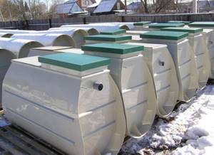 Photo: various models of septic tanks Tver