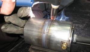 Photo: welding medium carbon steel