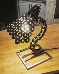 Photo: metal lamp