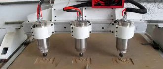 milling machine with 3 spindles