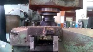Hadfield steel milling