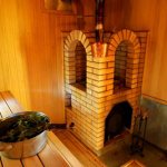 Gas burners for sauna stoves