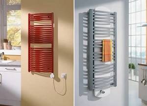 Where is it appropriate to install a heated towel rail?