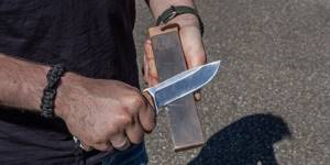 where to sharpen a hunting knife