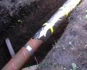 DIY heating cable for water supply2