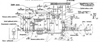 I6119 kinematic diagram of a straightening and cutting machine for straightening and cutting reinforcement