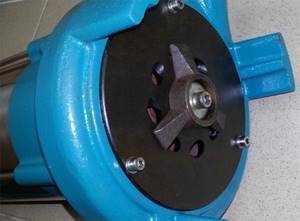 Fecal pump grinder