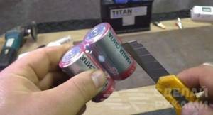 Как оцинковать кузов с помощью батарейки