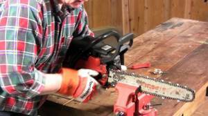 How to resharpen a rip saw chain