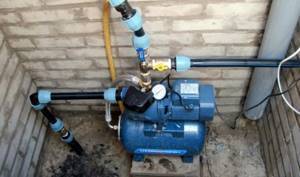 how to connect a pumping station to a water supply