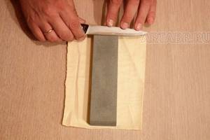 Как правильно точить ножи бруском лодочка