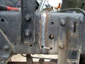 How to properly weld a frame on a Kamaz?