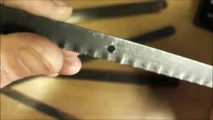 Как просверлить ножовочное полотно по металлу?