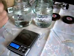 How does an alcohol meter work, what kind of balls are on the bottom?