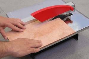 how to cut porcelain tiles at home with an electric tile cutter with high quality