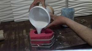How to make a plaster casting mold