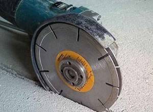 How to make a wall chaser from an angle grinder