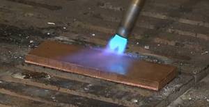 How to weld copper with stainless steel