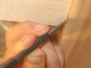 How to hammer finishing nails