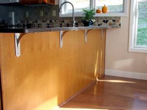 How to fix a countertop in the kitchen