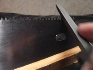 Как заточить садовую ножовку