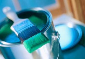 Brush and solution for bluing at home