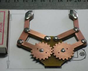 Robot manipulator claw, CNC machine modeler 3030