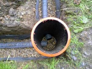 wells for drainage from gutters